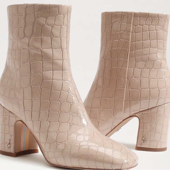 Sam Edelman Fawn Ankle Bootie chai latte size 6.5 - Picture 3 of 7